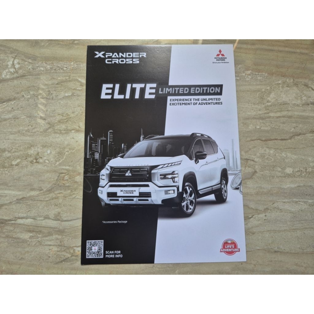 brosur katalog mobil mitsubishi xpander cross elite limited edition 2024 flyer