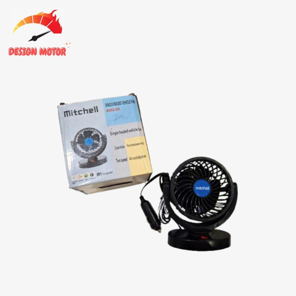 Kipas Angin Mobil Merek Mitchell 24 Volt Mitchell Double Head Single Switch