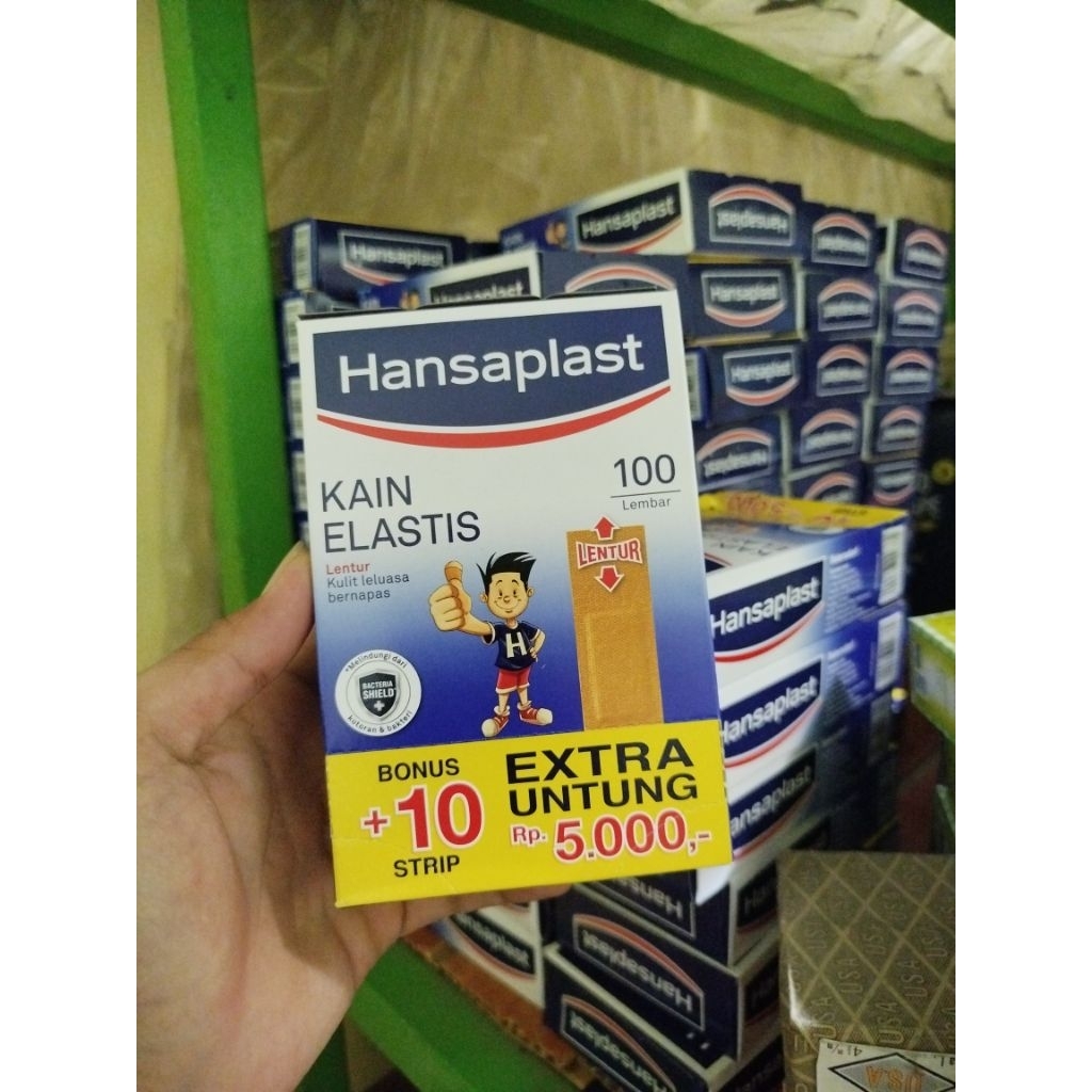 (10box) Hansaplast Kain Elastic 100+10strip