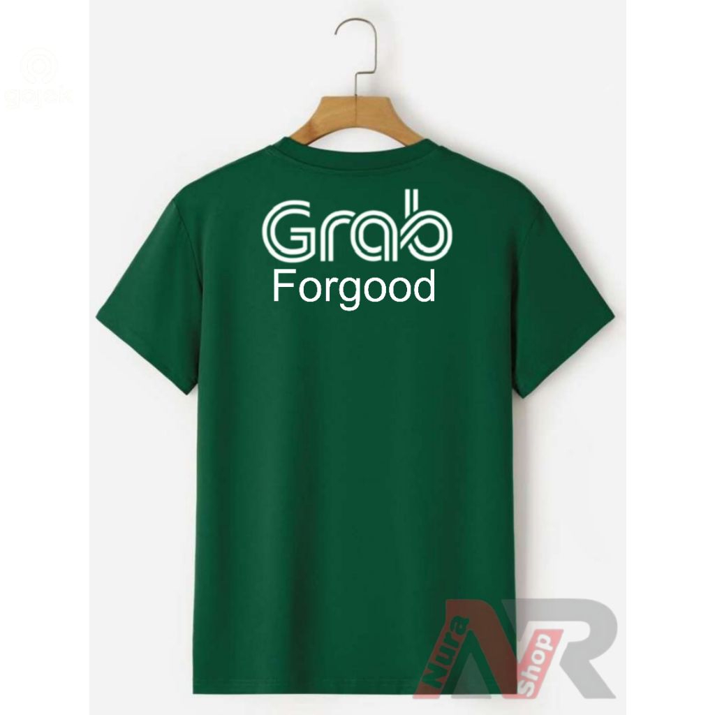 kaos botol lengan pendek greb driver ojol transfortasi online