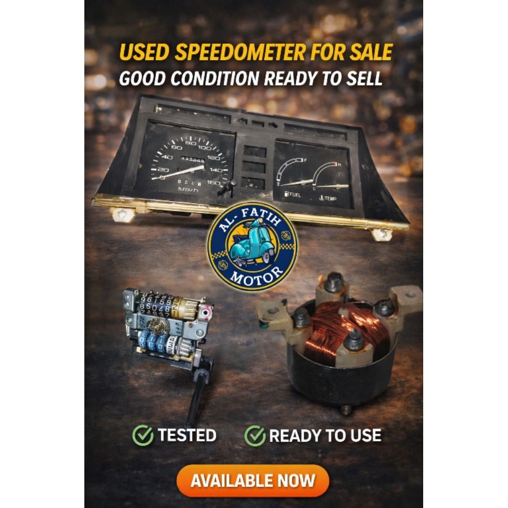 mesin speedometer spull suhu spull bensin solar kijang grand extra non rpm original