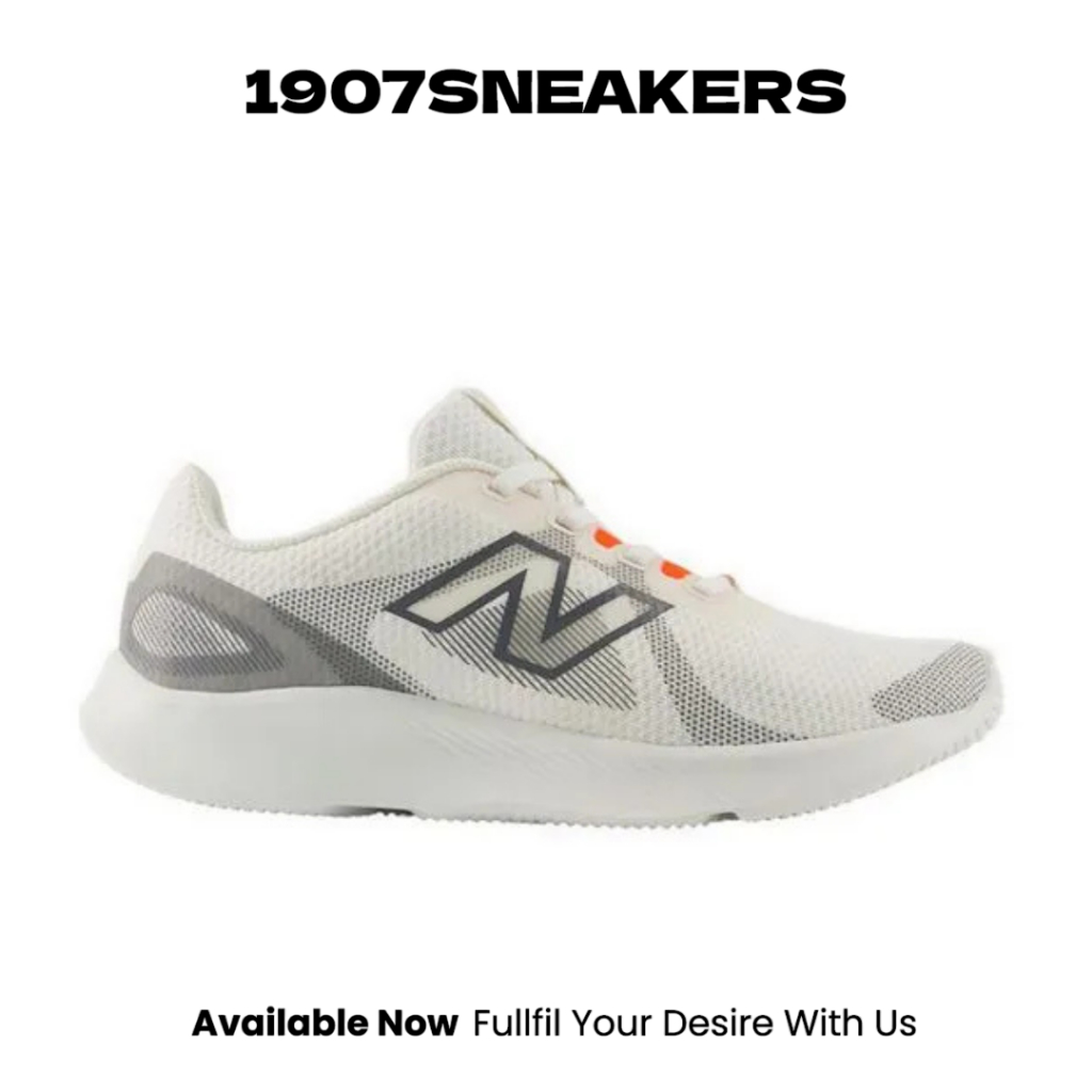 Sepatu Running Wanita New Balance 430 V4 - White/Grey NEWWE430LR4