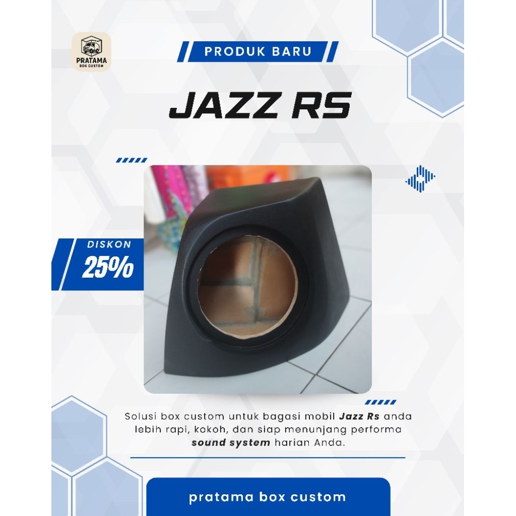 Box Sudut Mobil Jazz RS - Handmade Pratama Box Custom