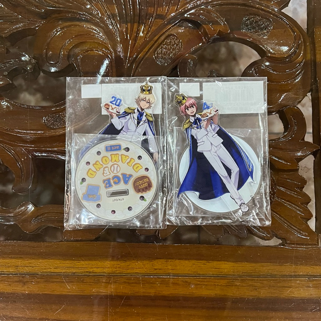 [baca deskripsi] ace of diamond x princess cafe kominato haruichi okumura koushuu acrylic stand stan