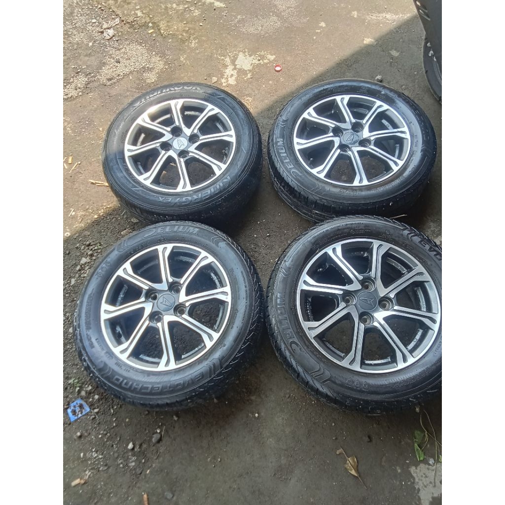 4 BIJI VELG ORI SIGRA.RING 14 PCD 100.VELG AJA TANPA BAN