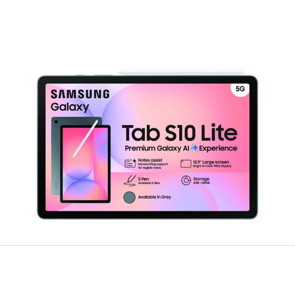 Samsung Tab S10 Lite 5G 6/128GB garansi resmi samsung Indonesia