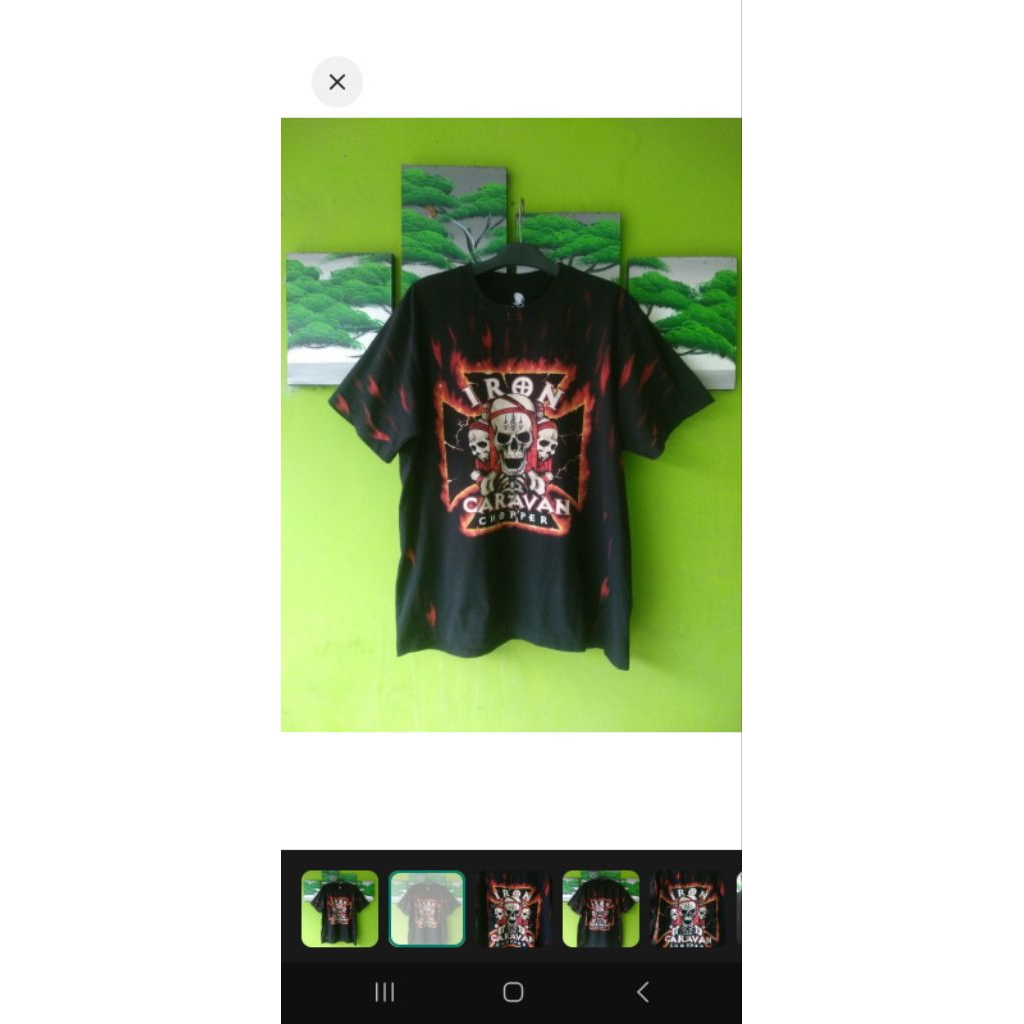 Kaos AOP Discharge Iron Caravan Chopper Vintage full print