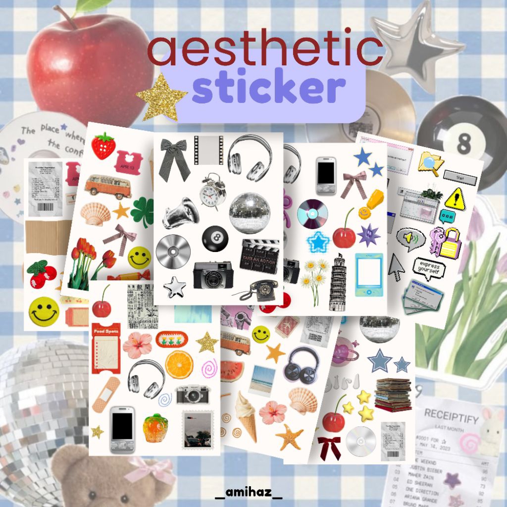 sticker journal aesthetic