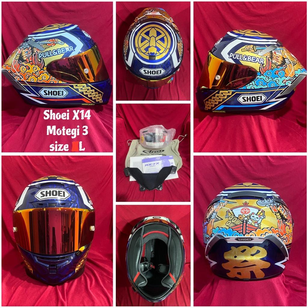 Shoei X14 Motegi 3 size L