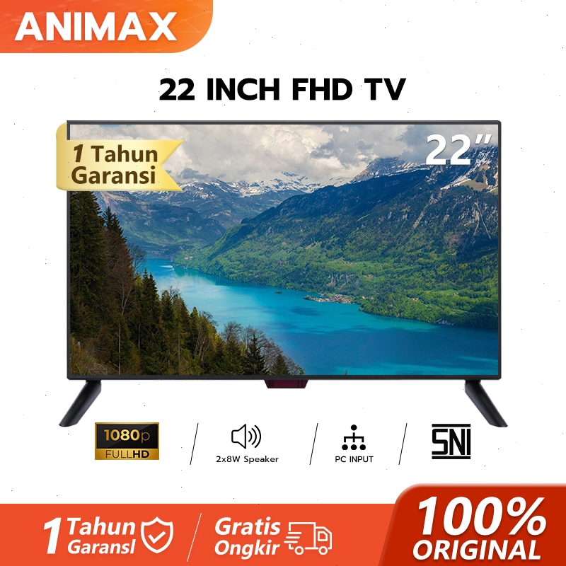 Animax TV Digital 24 inch 21/22/24/25 inch TV LED Digital 21 inch televisi LED