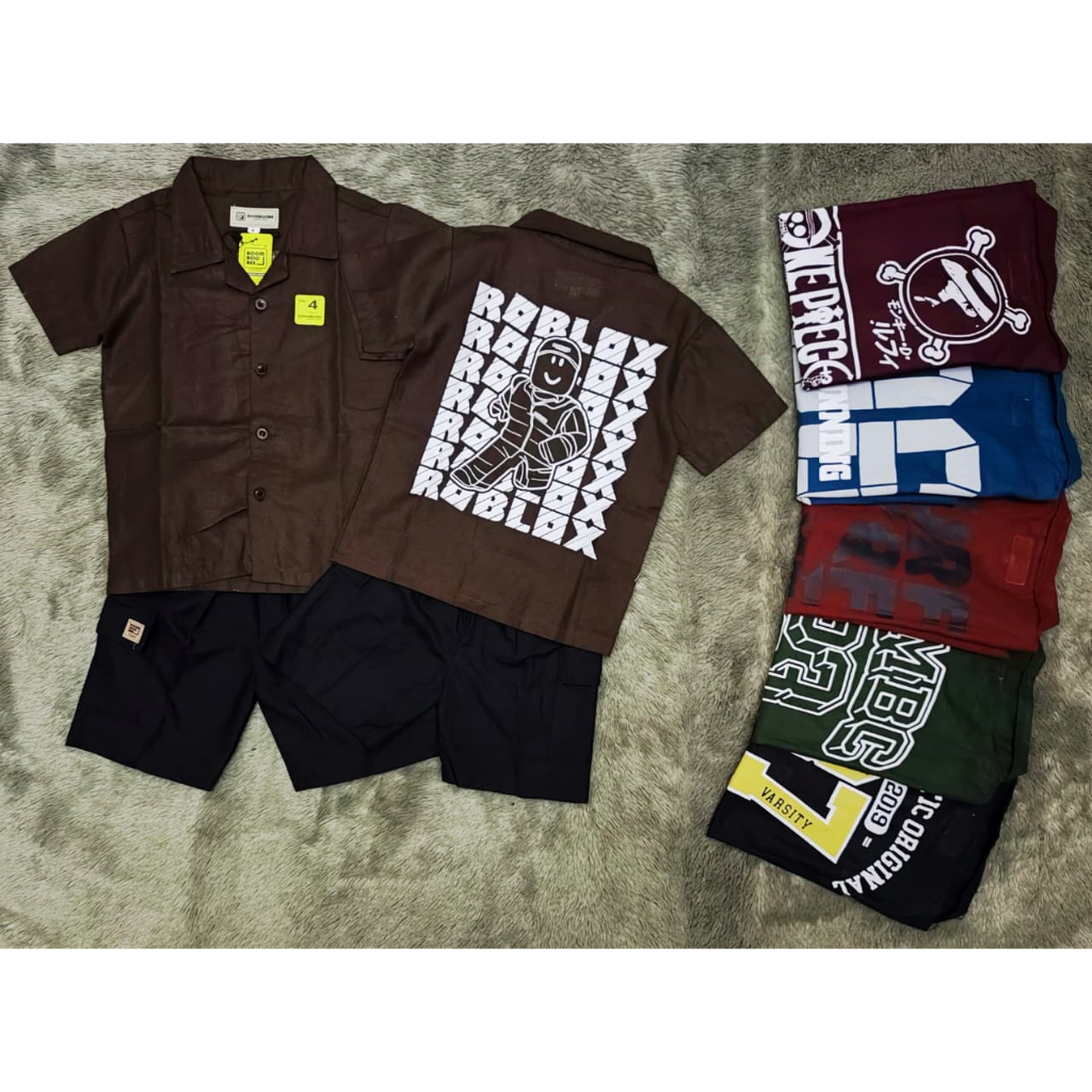 Setelan Kemeja Boomboobee