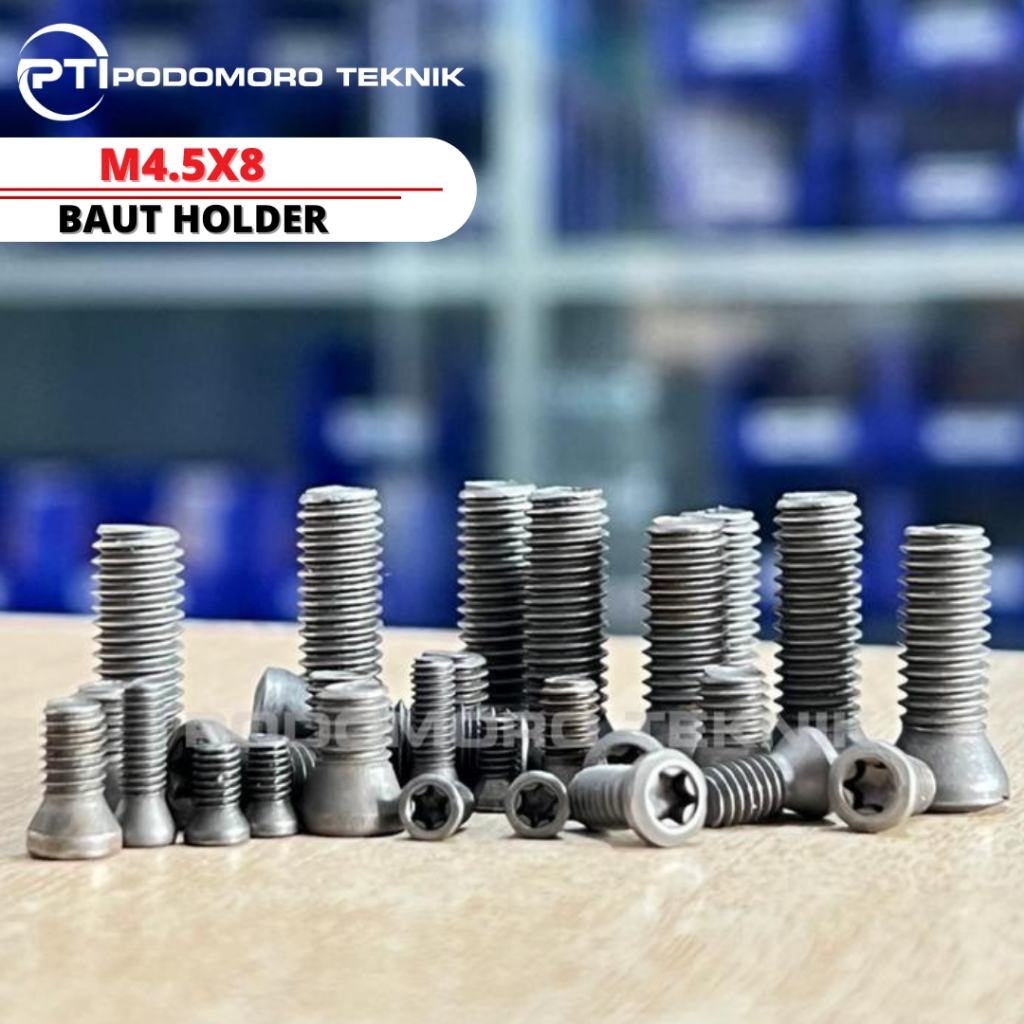 Baut Holder M4.5X8 M4.5X10 M4.5X12 Screw Bintang Baut Insert Holder