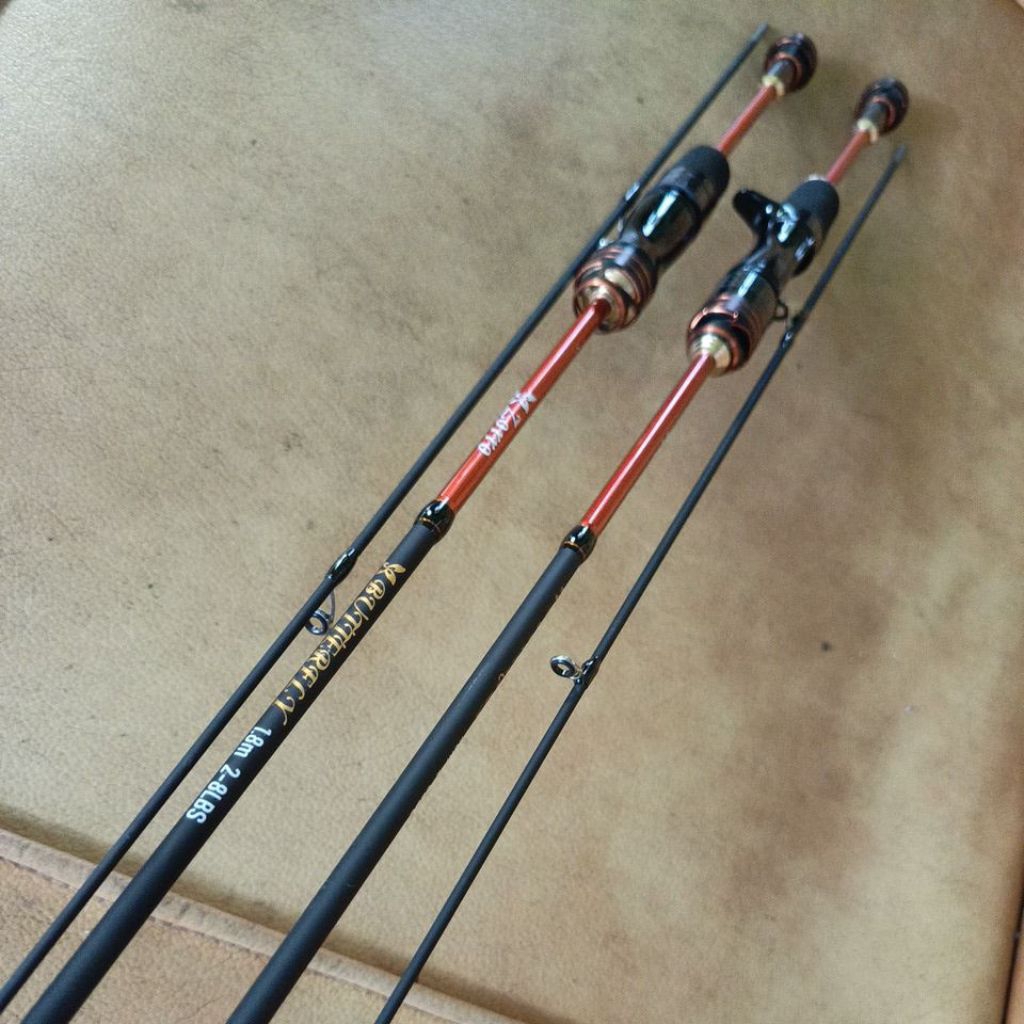 joran pancing ultralight zorro butterfly fuji ring carbon solid 1,8m