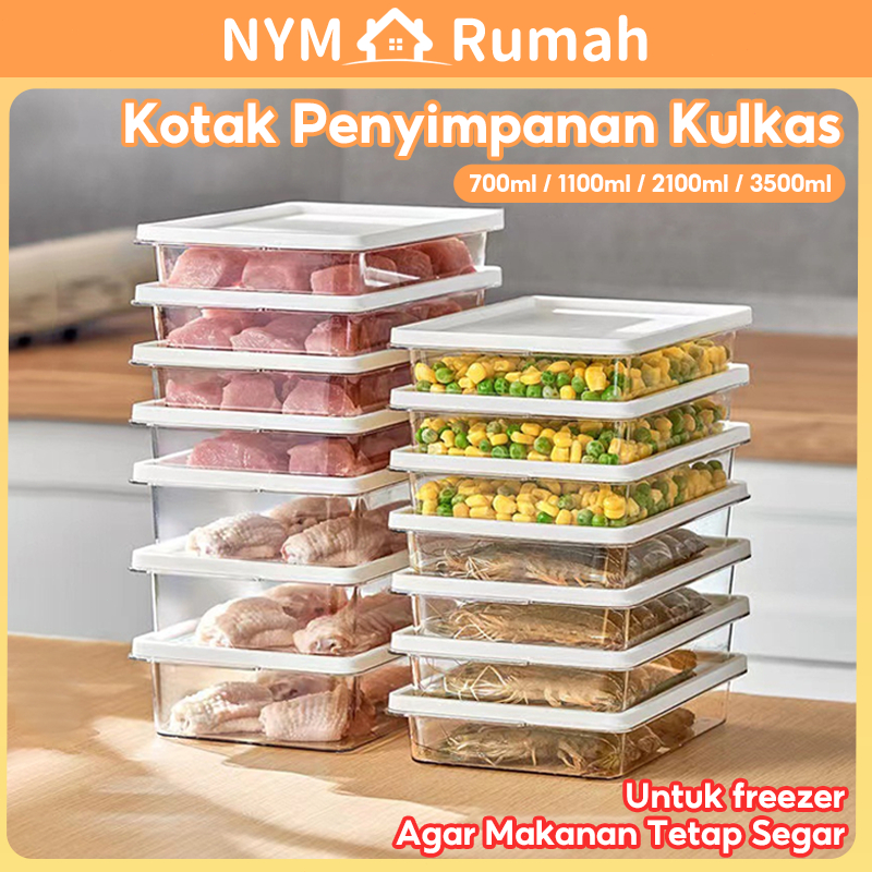 NYM Rumah Kotak Penyimpanan Kulkas food container kulkas tempat penyimpanan makanan storage kulkas k