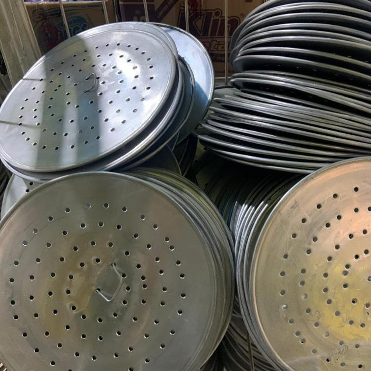 sarangan dandang/jaring jaring panci kukus nasi anti karat uk 20-45 cm