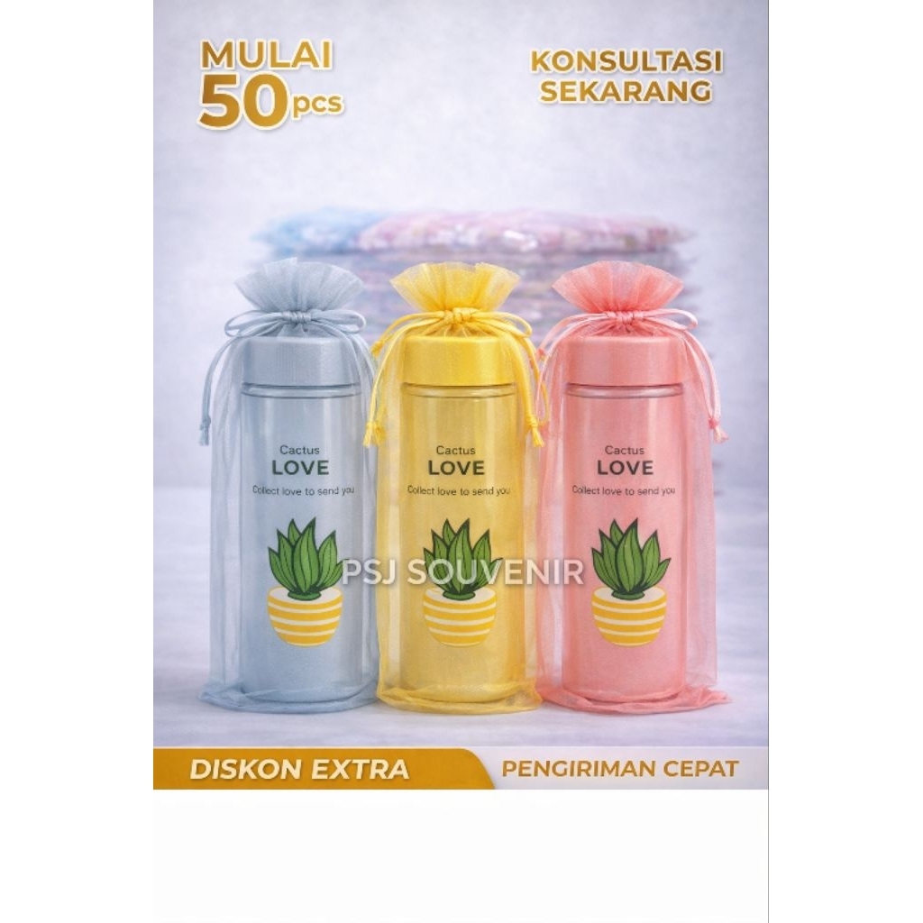 Kantong Tile Serut Souvenir Ukuran 12 x 25 Cm Kantong Kemasan Souvenir My Botol