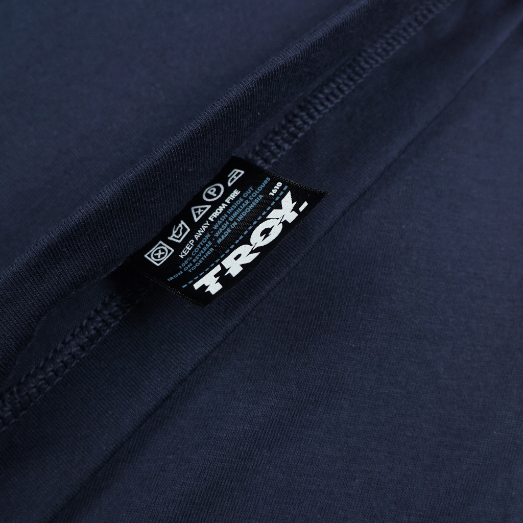 Troy Company Neck Stripe Tshirt Navy Classic - Kaos Lengan Pendek Kaos Navy KST 3543-2N2O