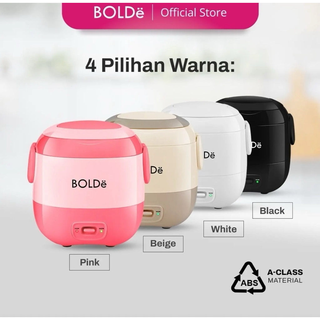 BOLDë Super Cook Mini 0.3 L | Rice Cooker Mini Bolde | Rice Cooker