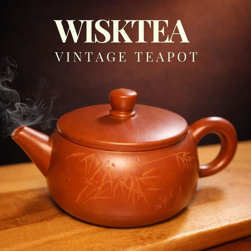 WiskTea YiXing Red Sands (ZhuNi) Clay Teapot | Teko Tanah Liat | No.3