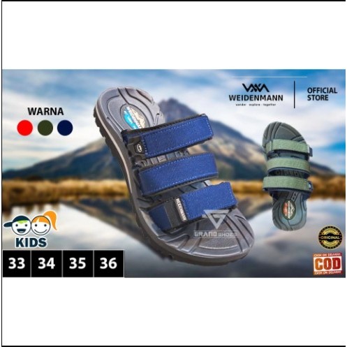 Official Weidenmann Weidenman montana kids Sandal Jepit Gunung Hiking Casual Anak Laki Laki original