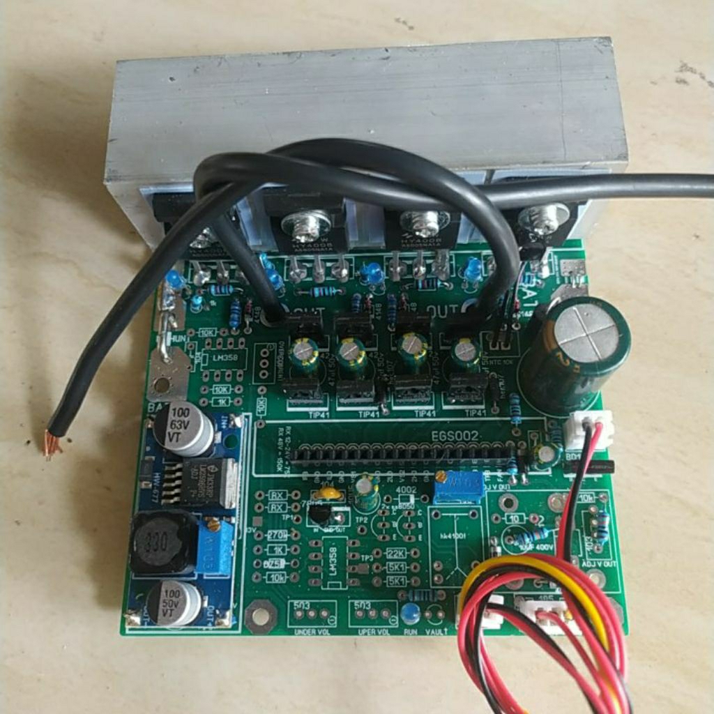 Kit inverter pure sine wave egs002 tinggal pasang trafo