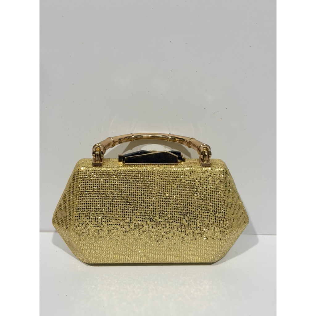 [READY] TAS PESTA MEWAH WANITA-6798 Gold