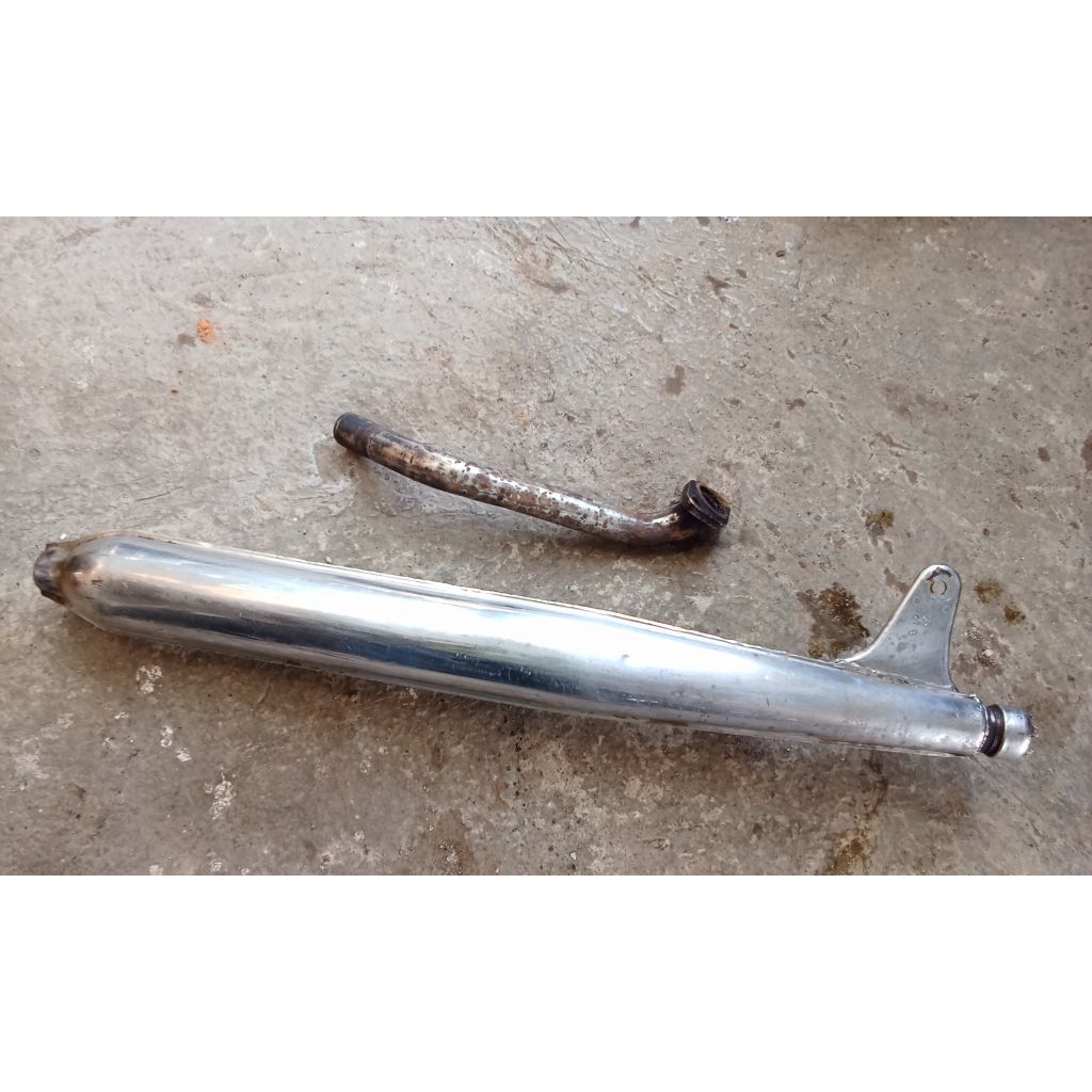 Knalpot Yamaha v80 v75 ori