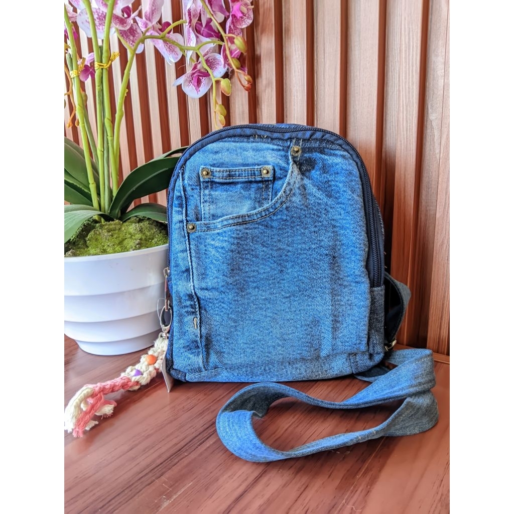 TAS JEANS RANSEL MINI