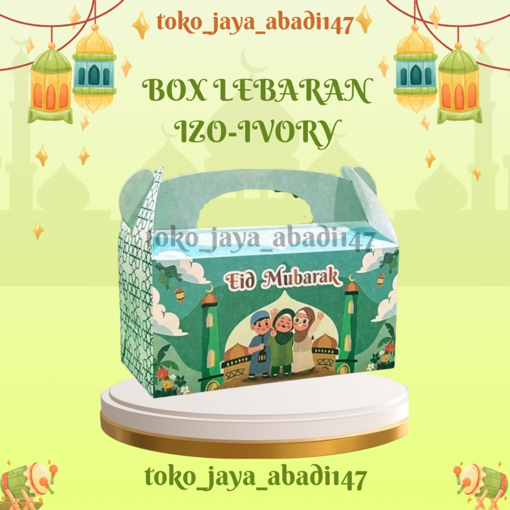 IZO-IVORY / BOX HAMPERS LEBARAN IDUL FITRI / BOX HAMPERS IDUL FITRI / BOX LEBARAN/ BOX HARI RAYA / K