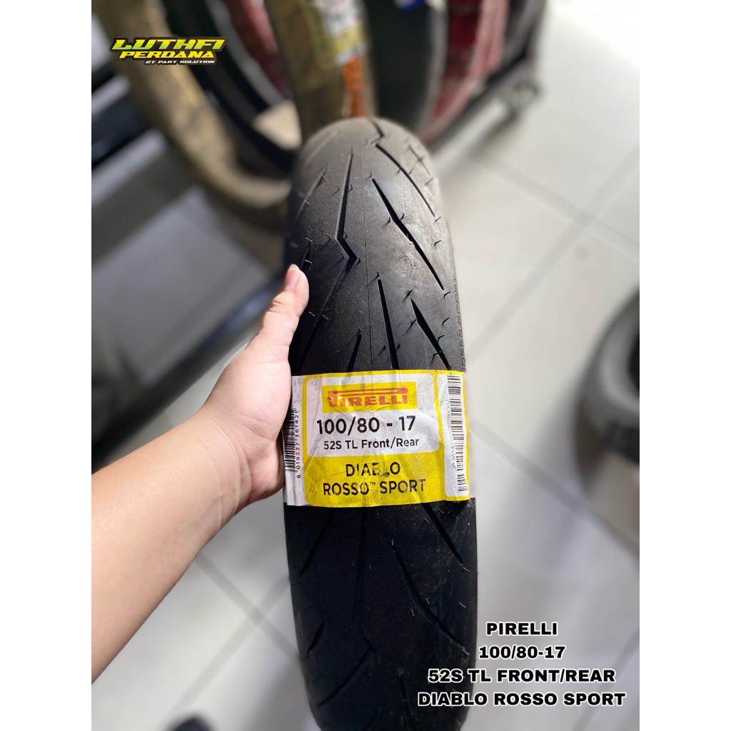 PIRELLI 100/80-17 DIABLO ROSSO SPORT