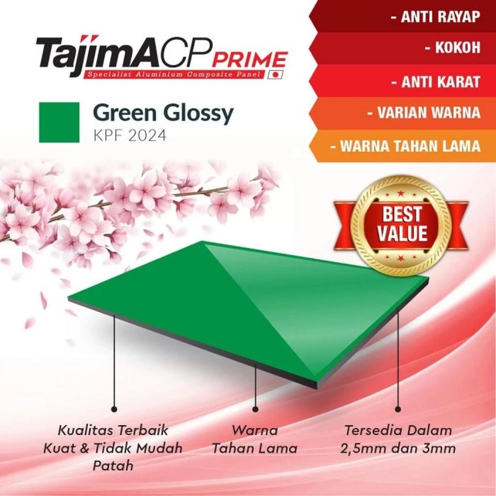 ACP Tajima 3mm Indoor - Green Glossy