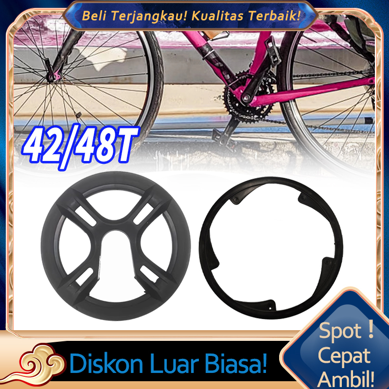 Chainwheel Cover Tutup Pelindung Crankset Sepeda Gear Crank Set Chainring Sepeda