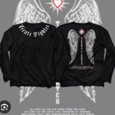 kaos  psht lengan panjang kaos Srikandi psht.kaos psht simpel panjang