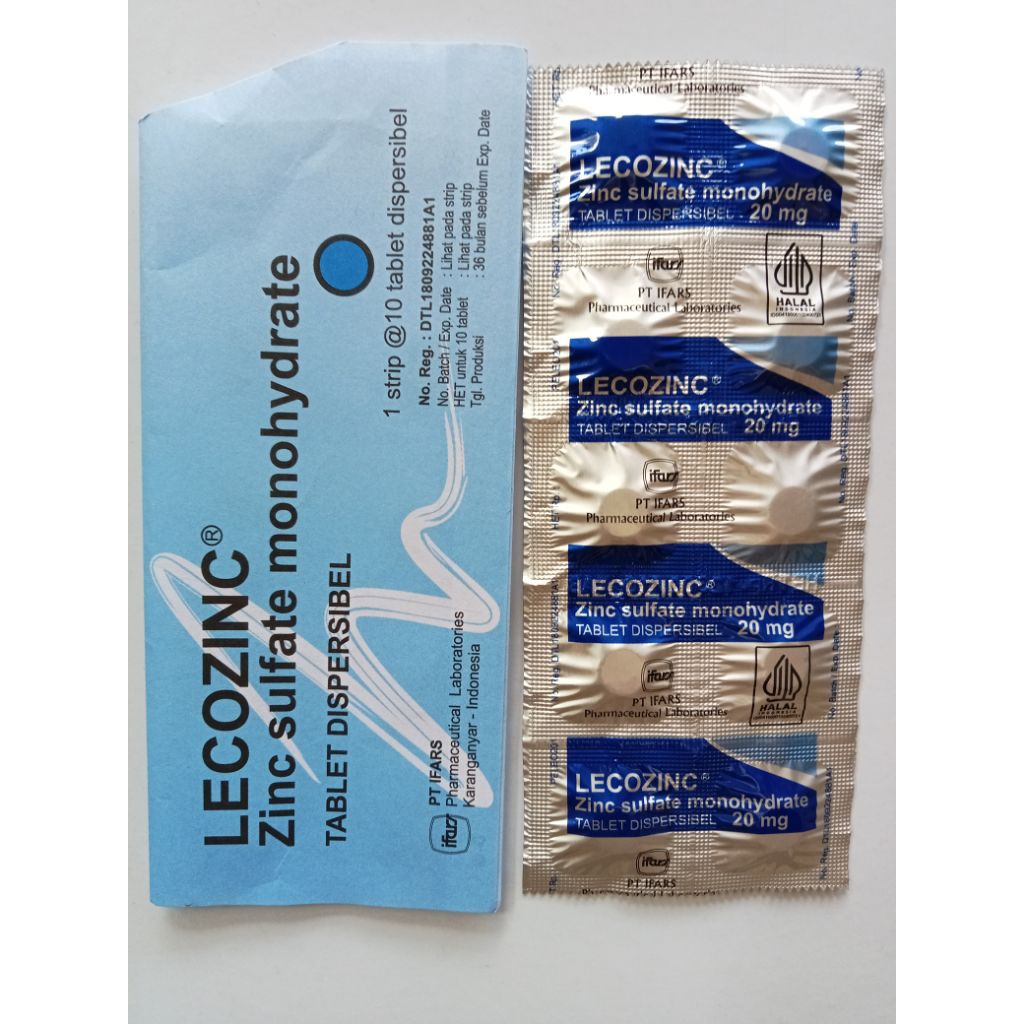 Zinc Sulfate Monohydrate 20 mg 1×10 tablet