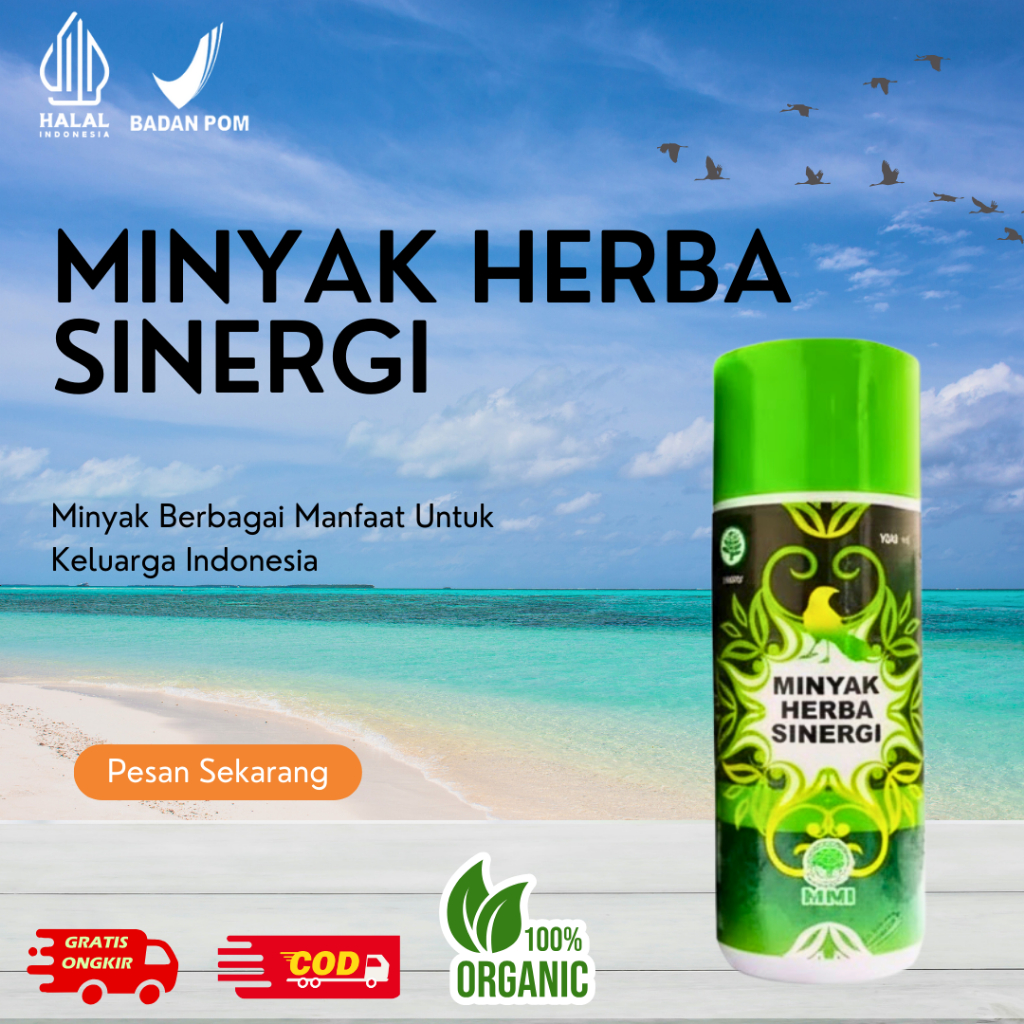 Mhs Minyak But But Minyak Herbal Sinergi HNI HPAI 100ML Minyak Ajaib Asli