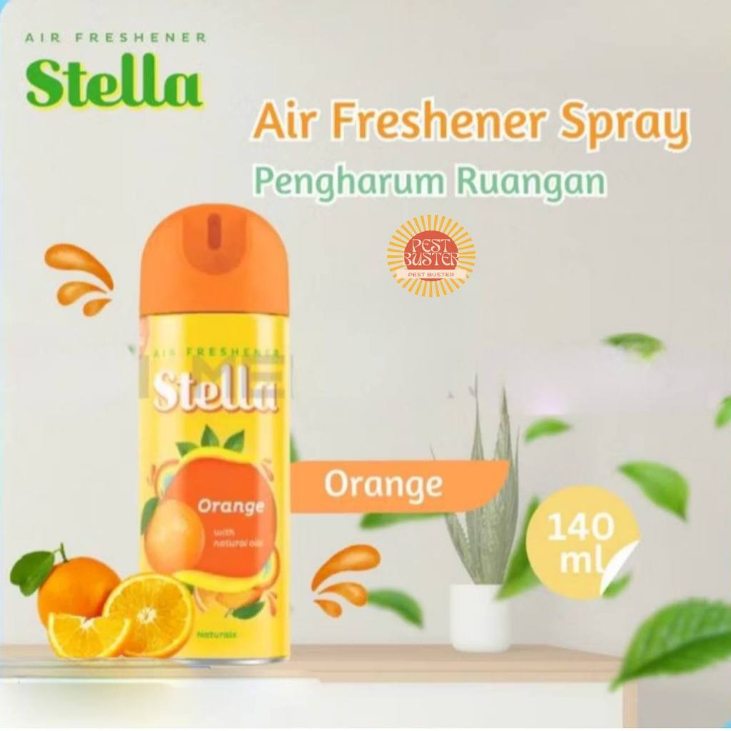 STELLA AIR FRESHENER ORANGE HOME SPRAY140ML ORIGINAL