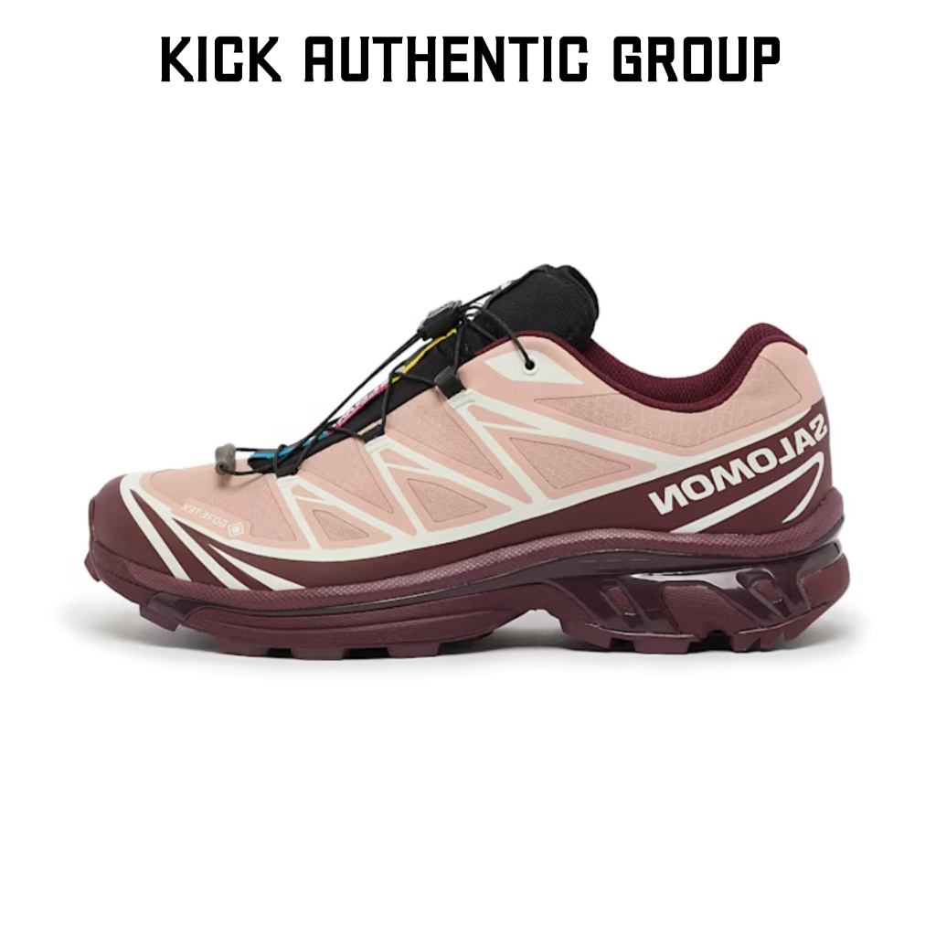 Sneakers Pria Wanita Salomon XT-6 GTX Mahogany Rose Original