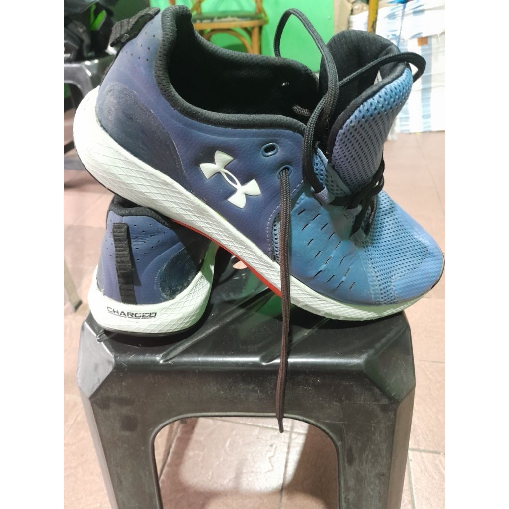 Sepatu Running Under Armour Original Size 42 | Sol Tebal | Second Bagus