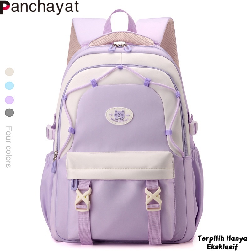 Panchayat Tas Ransel Cewek Estetik Coquette 2024 - Ransel Sekolah Anak Perempuan Anti Air, Kapasitas