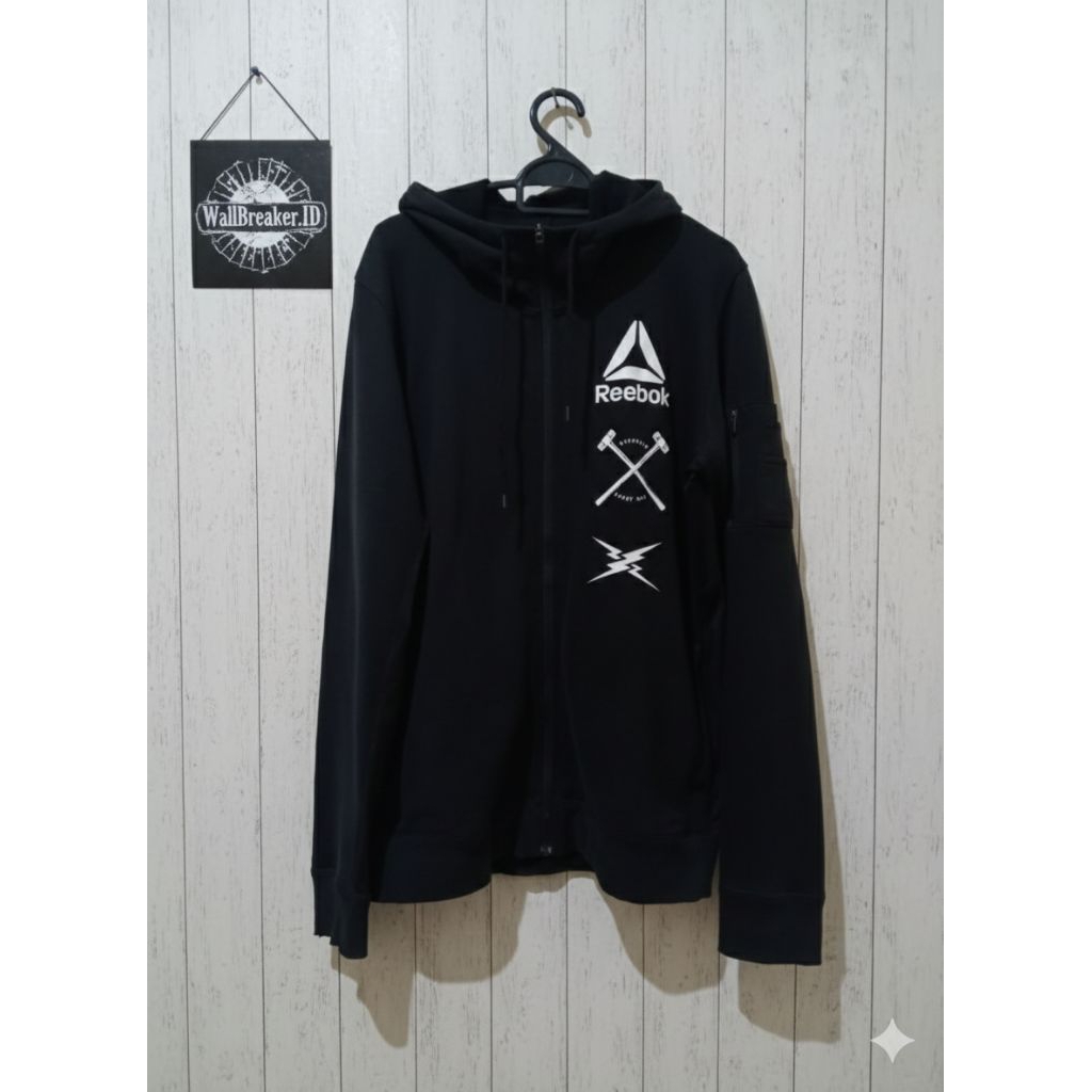Hoodie Jaket Reebok Pria Wanita Second Preloved | Second Preloved Hoodie Jaket Reebok