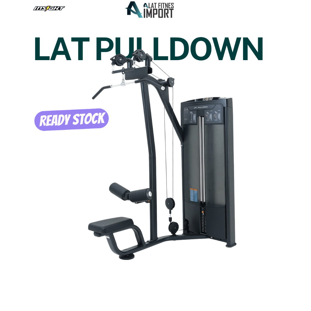 Insight Premium Lat Pulldown RE8011 Alat Fitness Fitnes Gym Komersial
