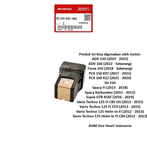 Latch Pengait Kunci Laci PCX 160 PCX 150 ADV 150 ADV 160 Vario 125