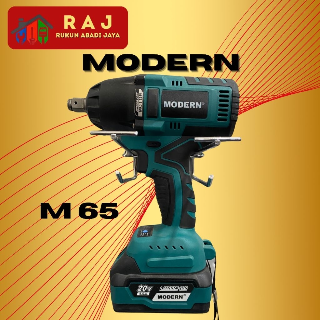 Modern Mesin Bor Cordless M65 Impact Wrench
