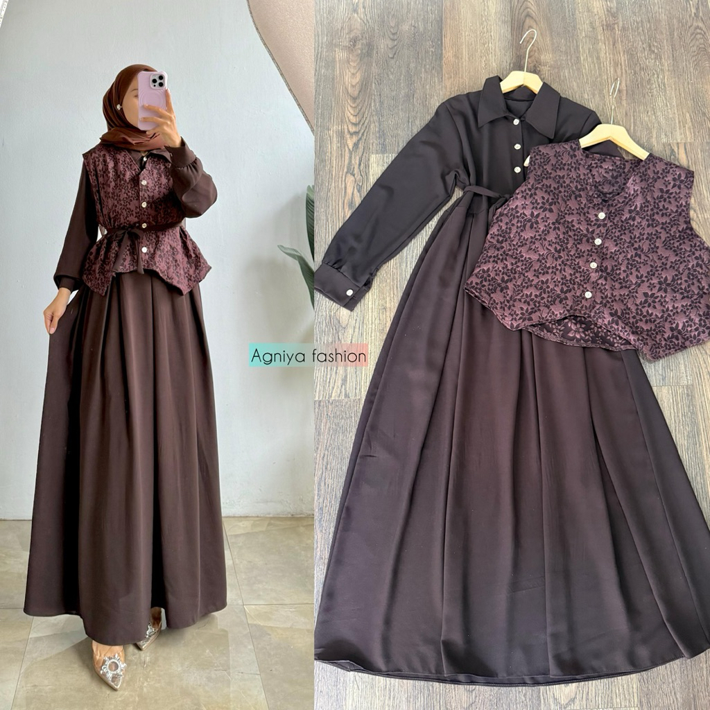 Manohara Dress / Gamis Sabrina Anti UV / Agniya Dress