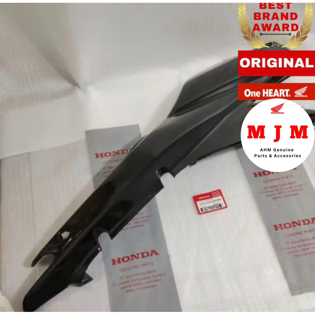 64340-KEV-880FMB Cover Body Belakang KIRI Honda Supra X old lama Ori Hitam
