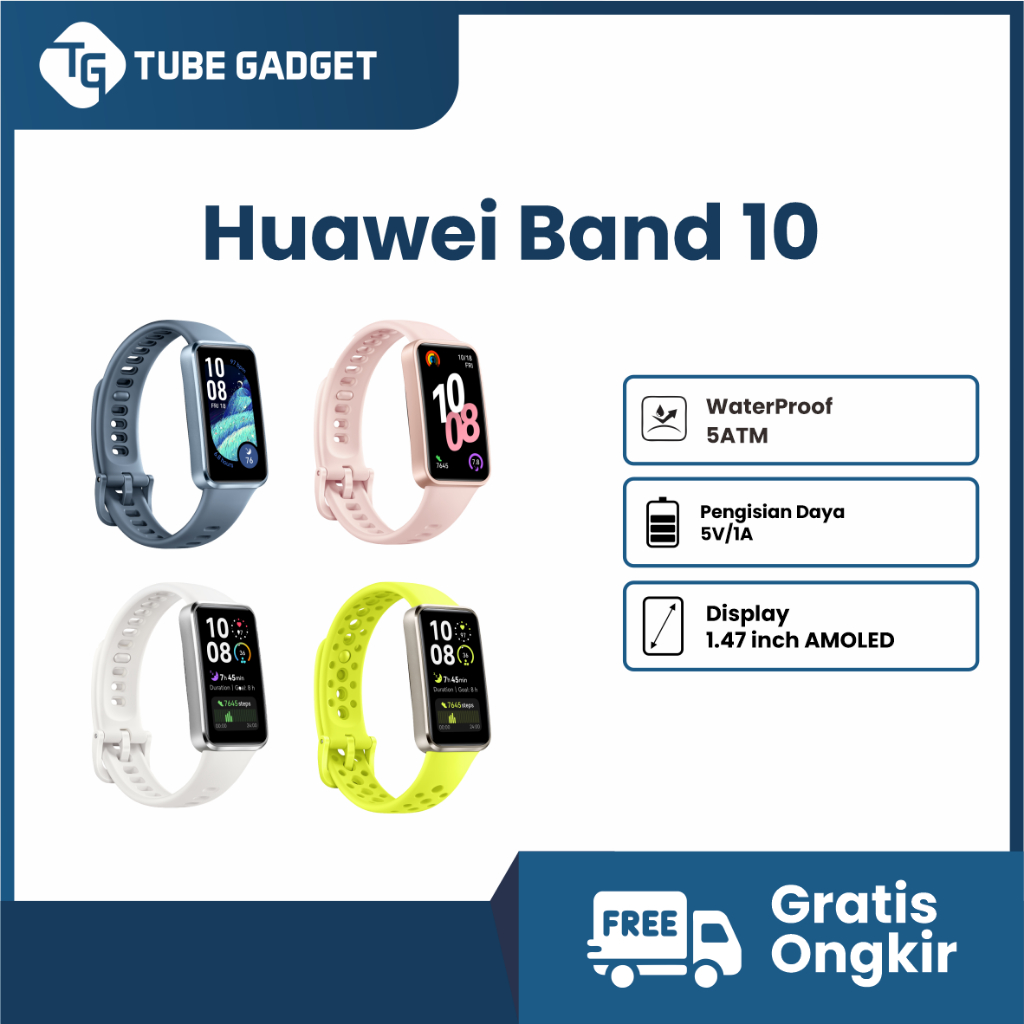 HUAWEI Band 10 Gelang Jam Pintar Smartwatch Smartband Garansi Resmi