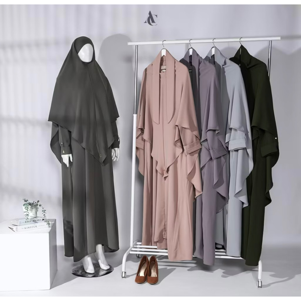 Preloved Khimar Alur Cerita by Natasha Rizky mazen anti UV