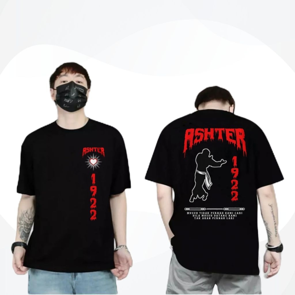 (Kode A) Kaos PSHT Ashter 1922