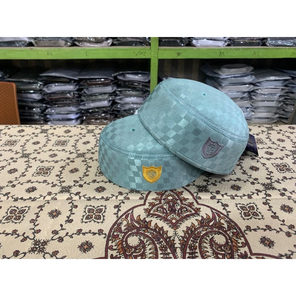 Peci Malaysia NAJIB, Kopiah Malaysia Motif catur, Songkok, Peci Bulat