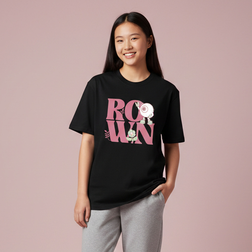 [COD] Rown Division Kaos Pendek || Vlorius Black T-Shirt Original Tee